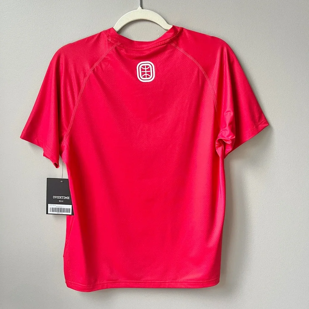 Overtime Elite City Reapers T-shirt Youth Large New NWT Red Basketball Fan Shirt